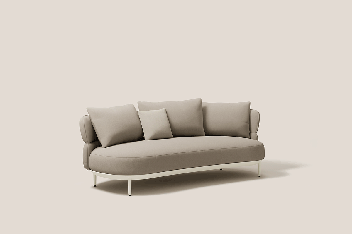 AMBA ESSENCE MÓDULO SOFÁ 2 BRAZO IZQUIERDO C/34 BLANCO MINERAL