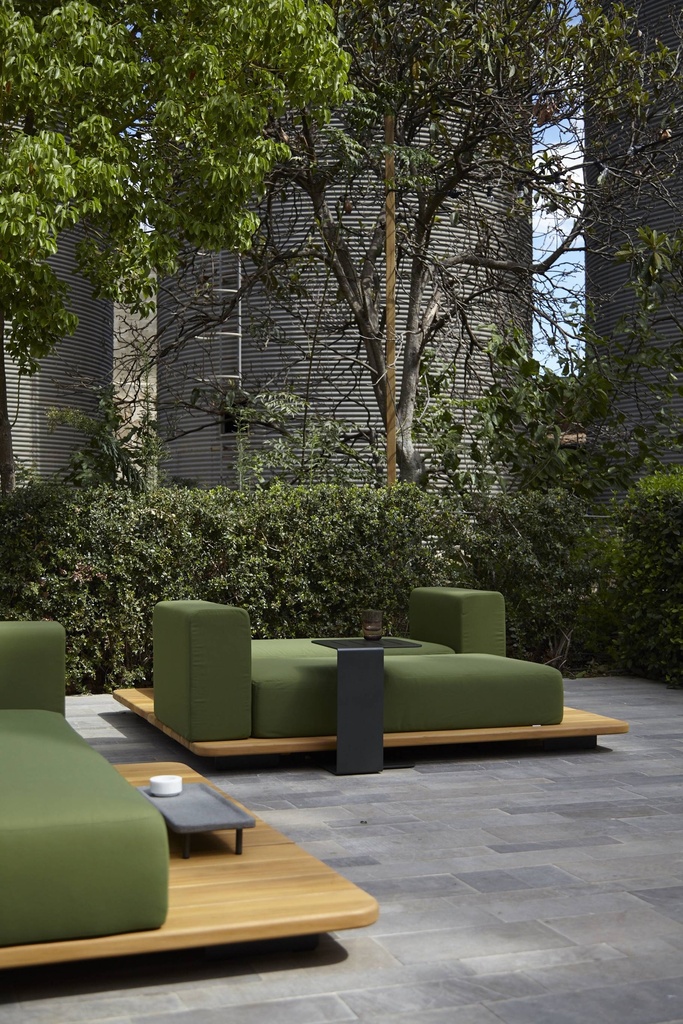 PAL BASE 185x185 CM & 2 ASIENTO DOBLE & 2 VIS A VIS RESPALDO SINGLE - IMAGEN 1