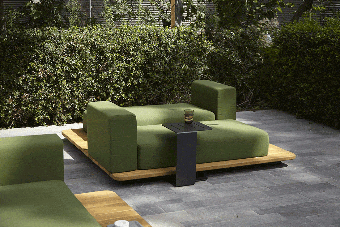 PAL BASE 185x185 CM & 2 ASIENTO DOBLE & 2 VIS A VIS RESPALDO SINGLE - IMAGEN 7