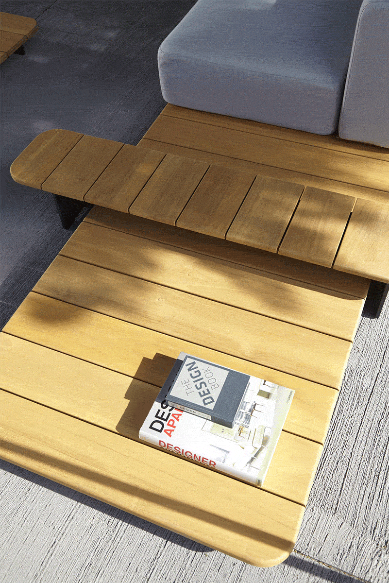 PAL BASE 246x92 CM & ASIENTO DOBLE & RESPALDO DOBLE DERECHO - IMAGEN 3