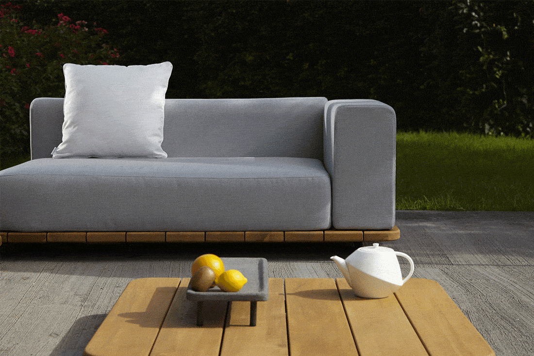 PAL BASE 246X92 CM & ASIENTO DOBLE & RESPALDO DOBLE & BRAZO IZQUIERDO - IMAGEN 2