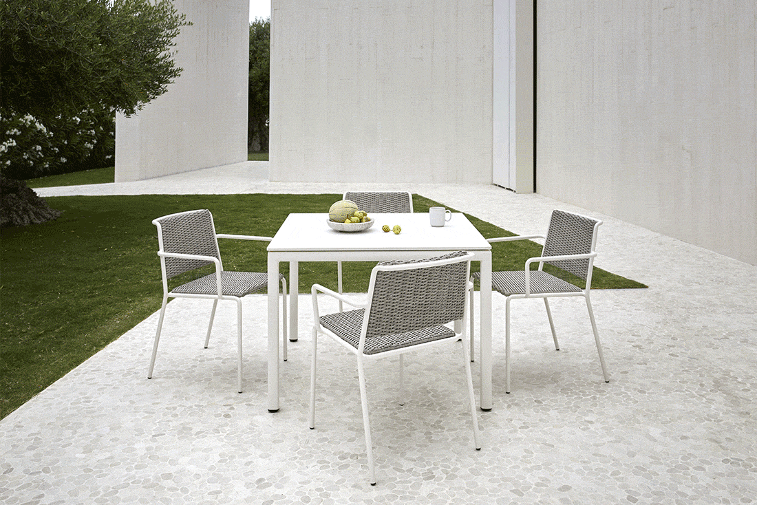 SUMMER MESA COMEDOR CUADRADA 100X100 CM - IMAGEN 3