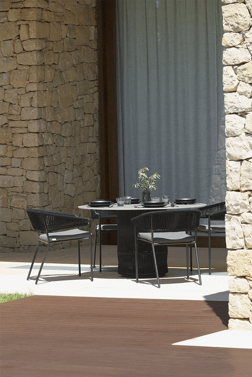 WEAVE MESA COMEDOR TRENZADA - IMAGEN 2