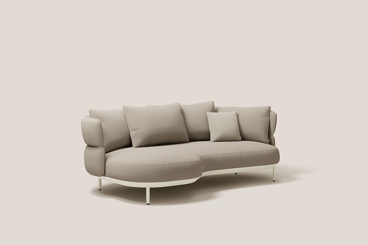 AMBA ESSENCE CHAISE LONGUE C/34 BLANCO MINERAL