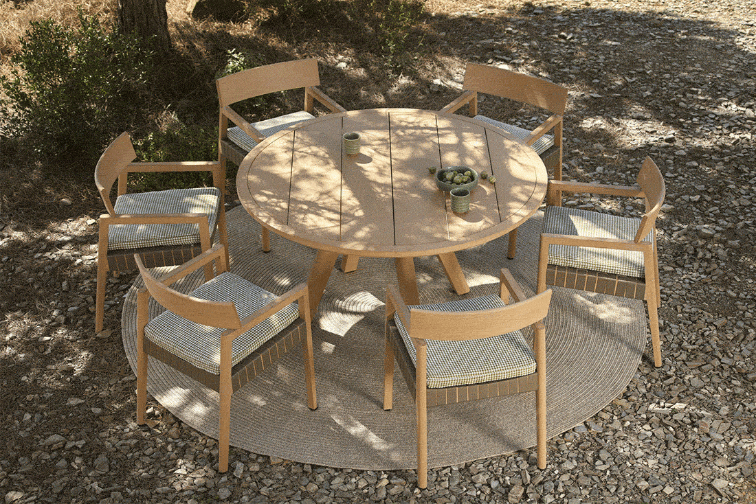 KUBIK MESA COMEDOR REDONDA - IMAGEN 1
