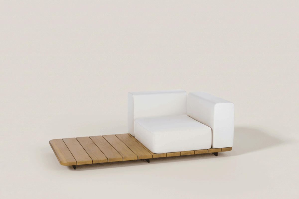 PAL BASE 184X92 CM &  ASIENTO SINGLE &  RESPALDO SINGLE &  BRAZO IZQUIERDO