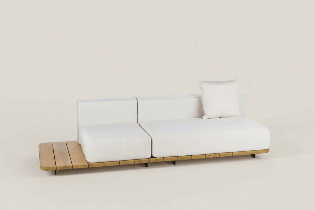 PAL BASE 246X92 CM & ASIENTO & RESPALDO DOBLE & ASIENTO & RESPALDO SINGLE IZQUIERDO