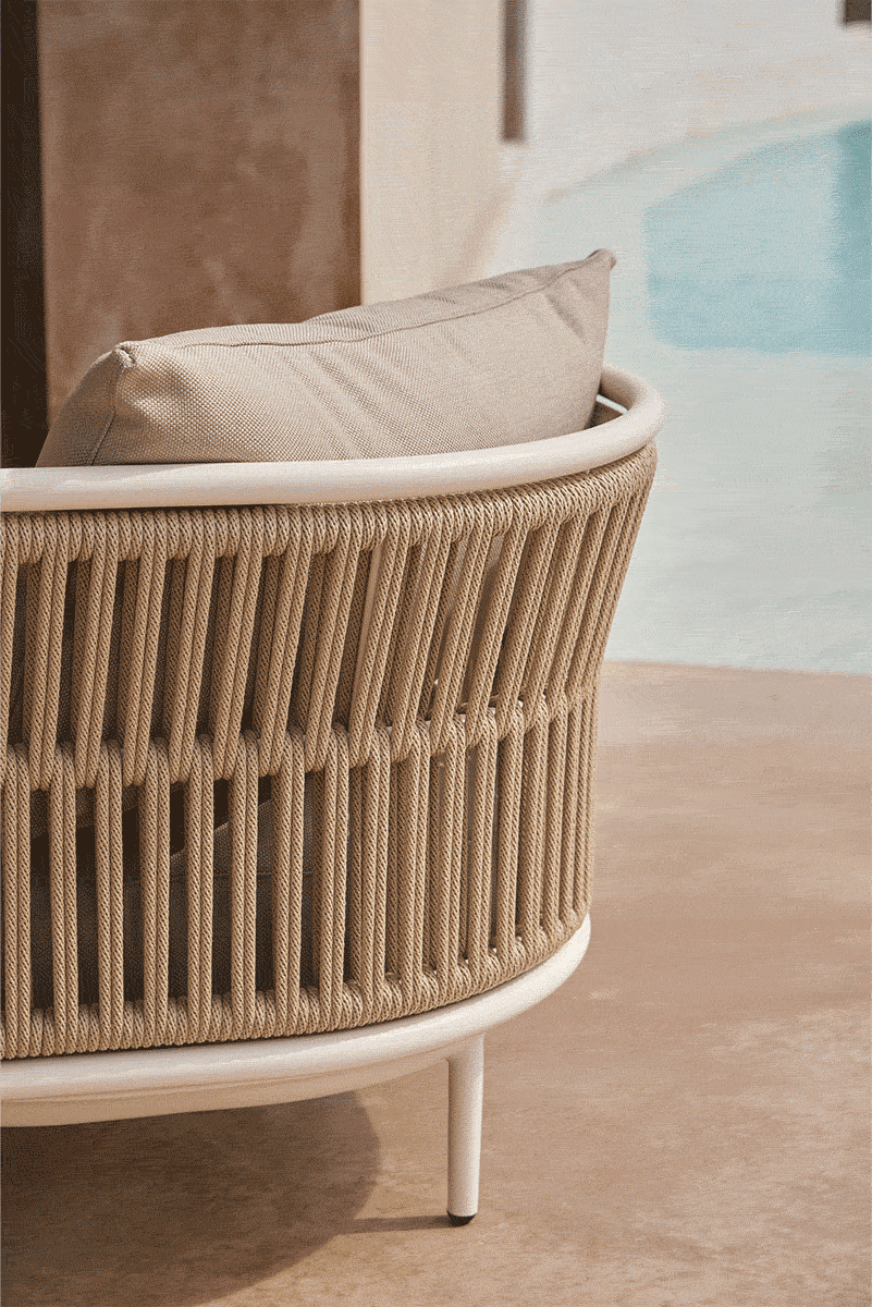 AMBA WOVEN CHAISE LONGUE - IMAGEN 1