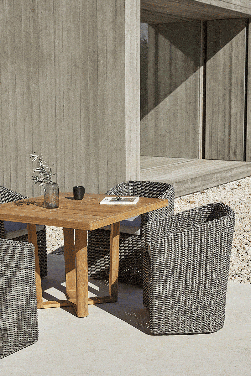 HERITAGE MESA COMEDOR CUADRADA 103X103 CM - IMAGEN 2