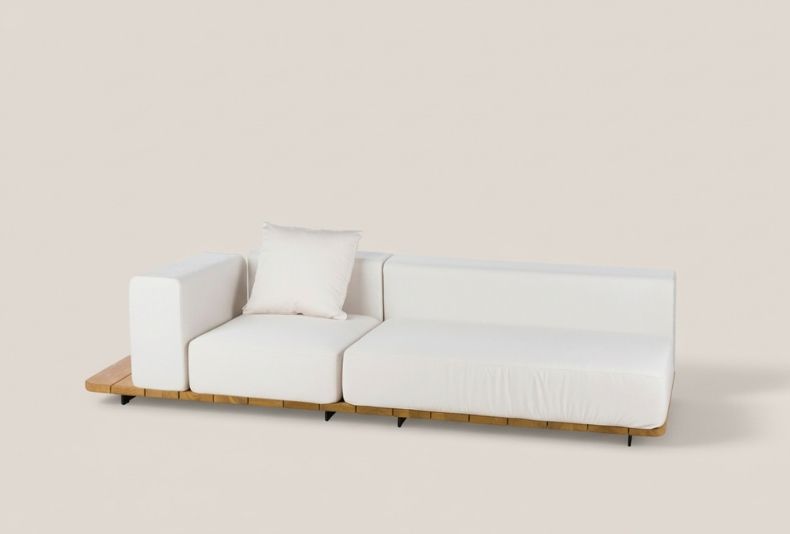 PAL BASE 246X92 CM & ASIENTO & RESPALDO DOBLE & ASIENTO & RESPALDO SINGLE & BRAZO DERECHO DESPLAZADO IZQUIERDO