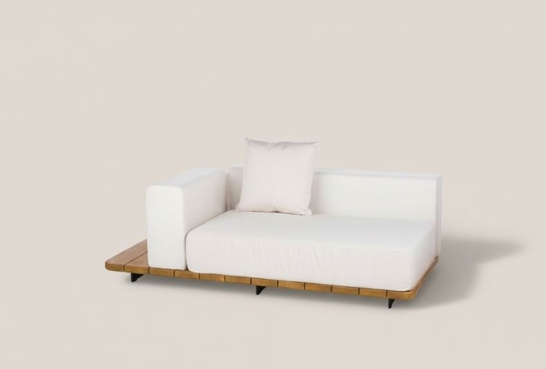 PAL BASE 184X92 CM & ASIENTO DOBLE & RESPALDO DOBLE & BRAZO DERECHO A LA IZQUIERDA