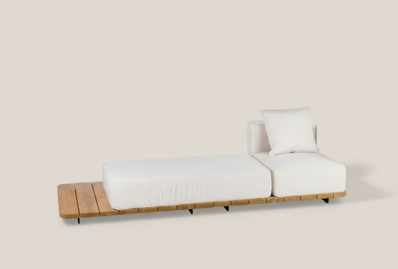 PAL BASE 246X92 CM & ASIENTO & RESPALDO SINGLE IZQUIERDA & ASIENTO DOBLE