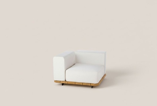 PAL BASE 92X92 CM & ASIENTO SINGLE & RESPALDO SINGLE & BRAZO DERECHO