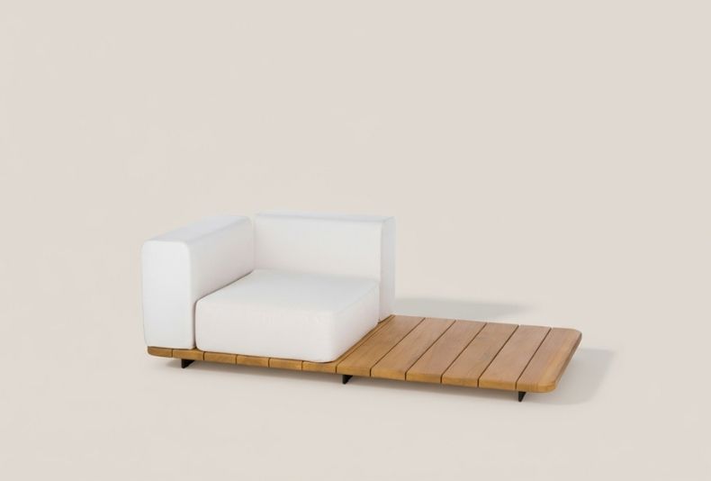 PAL BASE 184X92 CM & ASIENTO SINGLE & RESPALDO SINGLE & BRAZO DERECHO