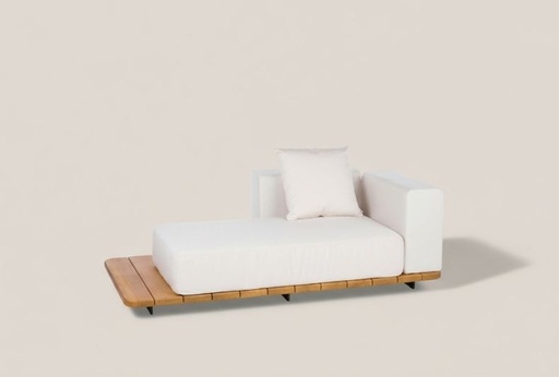 PAL BASE 184X92 CM & ASIENTO DOBLE & RESPALDO SINGLE & BRAZO IZQUIERDO