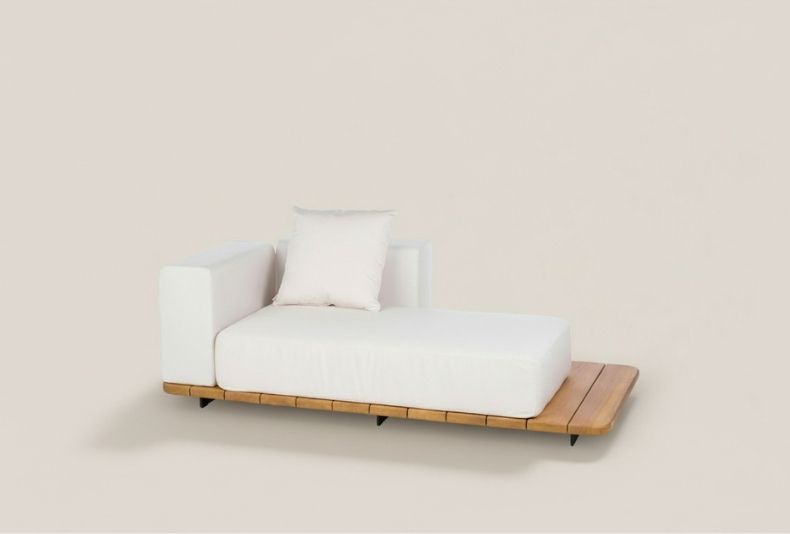 PAL BASE 184X92 CM & ASIENTO DOBLE & RESPALDO SINGLE & BRAZO DERECHO