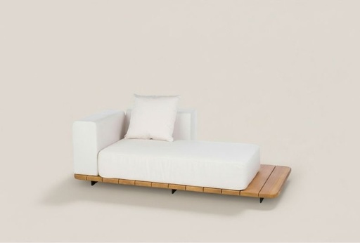 PAL BASE 184X92 CM & ASIENTO DOBLE & RESPALDO SINGLE & BRAZO DERECHO