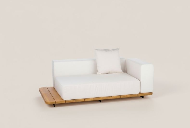 PAL BASE 184X92 CM & ASIENTO DOBLE & RESPALDO DOBLE & BRAZO IZQUIERDO