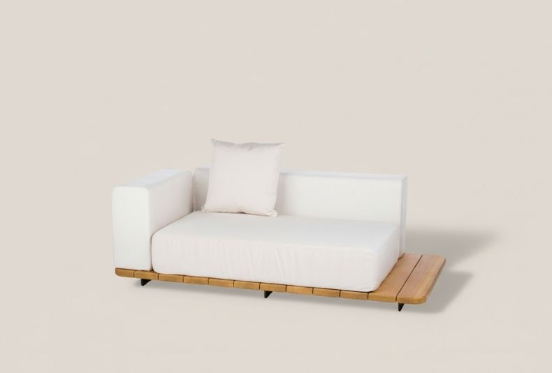 PAL BASE 184X92 CM & ASIENTO DOBLE & RESPALDO DOBLE & BRAZO DERECHO