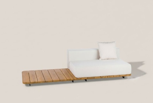 PAL BASE 246X92 CM & ASIENTO DOBLE & RESPALDO DOBLE IZQUIERDO