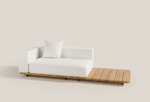 PAL BASE 246X92CM & ASIENTO DOBLE & RESPALDO DOBLE & BRAZO DERECHO