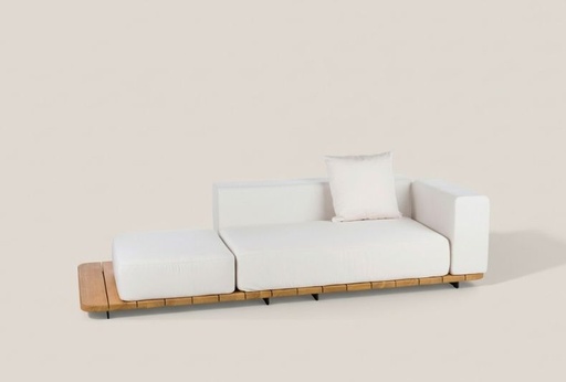 PAL BASE 246X92 CM & ASIENTO & RESPALDO DOBLE & ASIENTO SINGLE & BRAZO IZQUIERDO