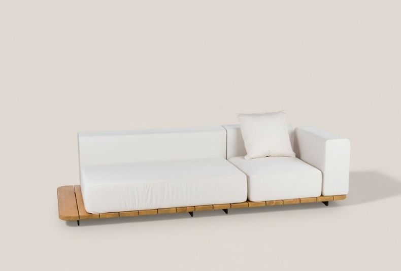 PAL BASE 246X92 CM & ASIENTO & RESPALDO DOBLE & ASIENTO & RESPALDO SINGLE & BRAZO IZQUIERDO